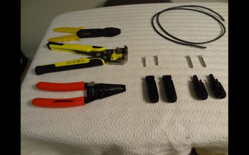 making mc4 connectors